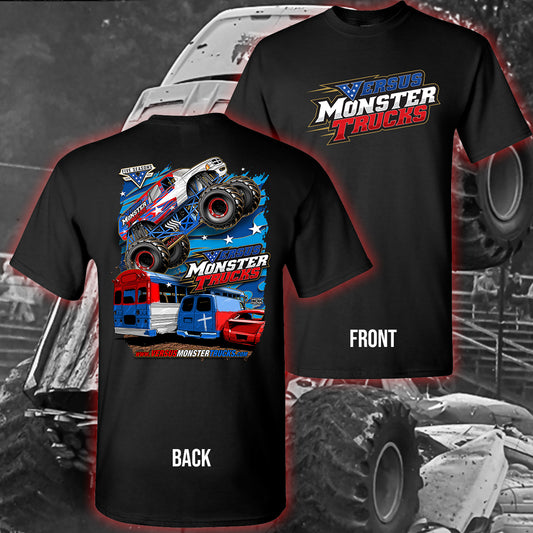 Versus Monster Trucks 2024 Adult Tour Shirt