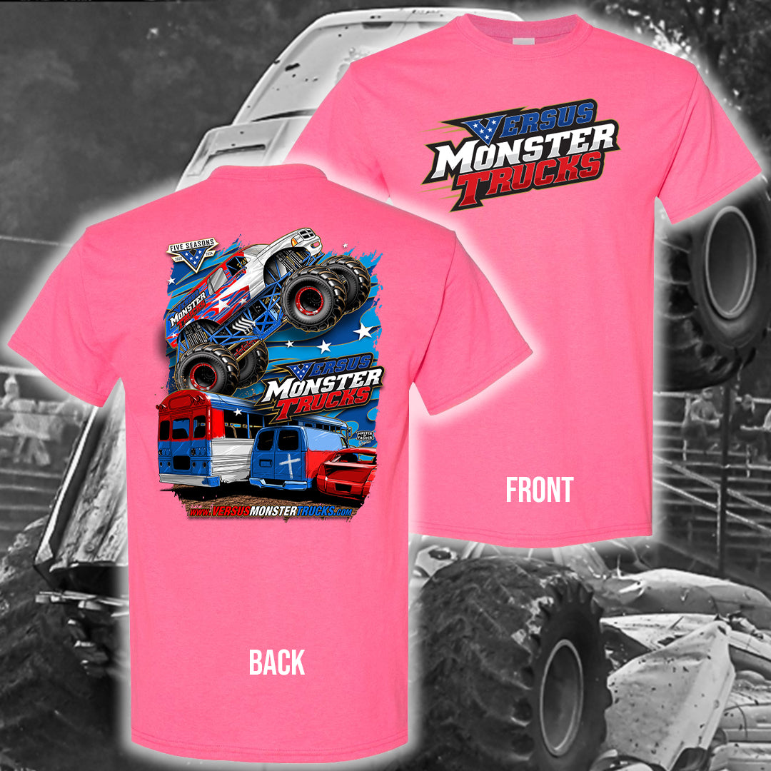 Versus Monster Trucks 2024 Adult Tour Shirt