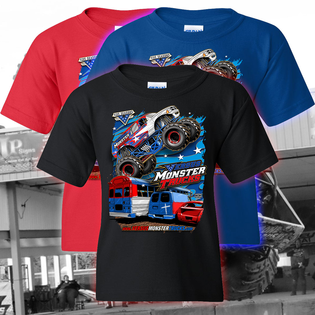 Versus Monster Trucks Kids 2024 Tour Shirt