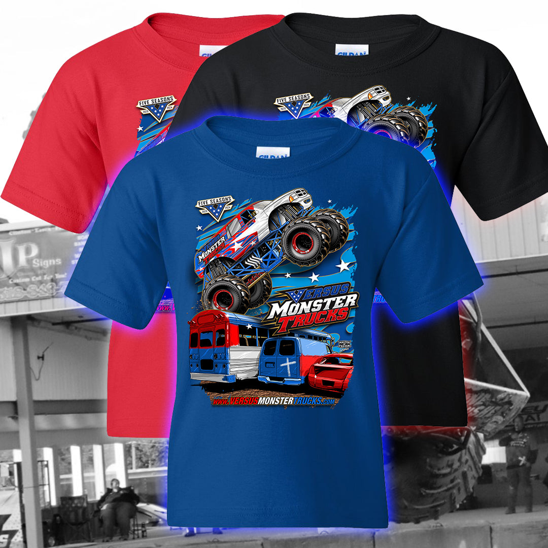 Versus Monster Trucks Kids 2024 Tour Shirt