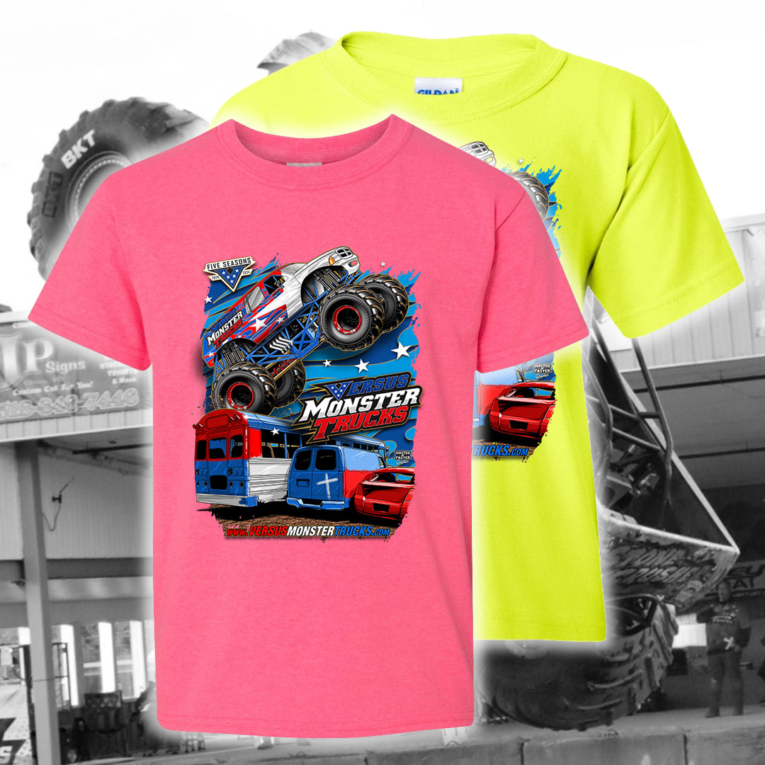 Versus Monster Trucks Kids 2024 Tour Shirt