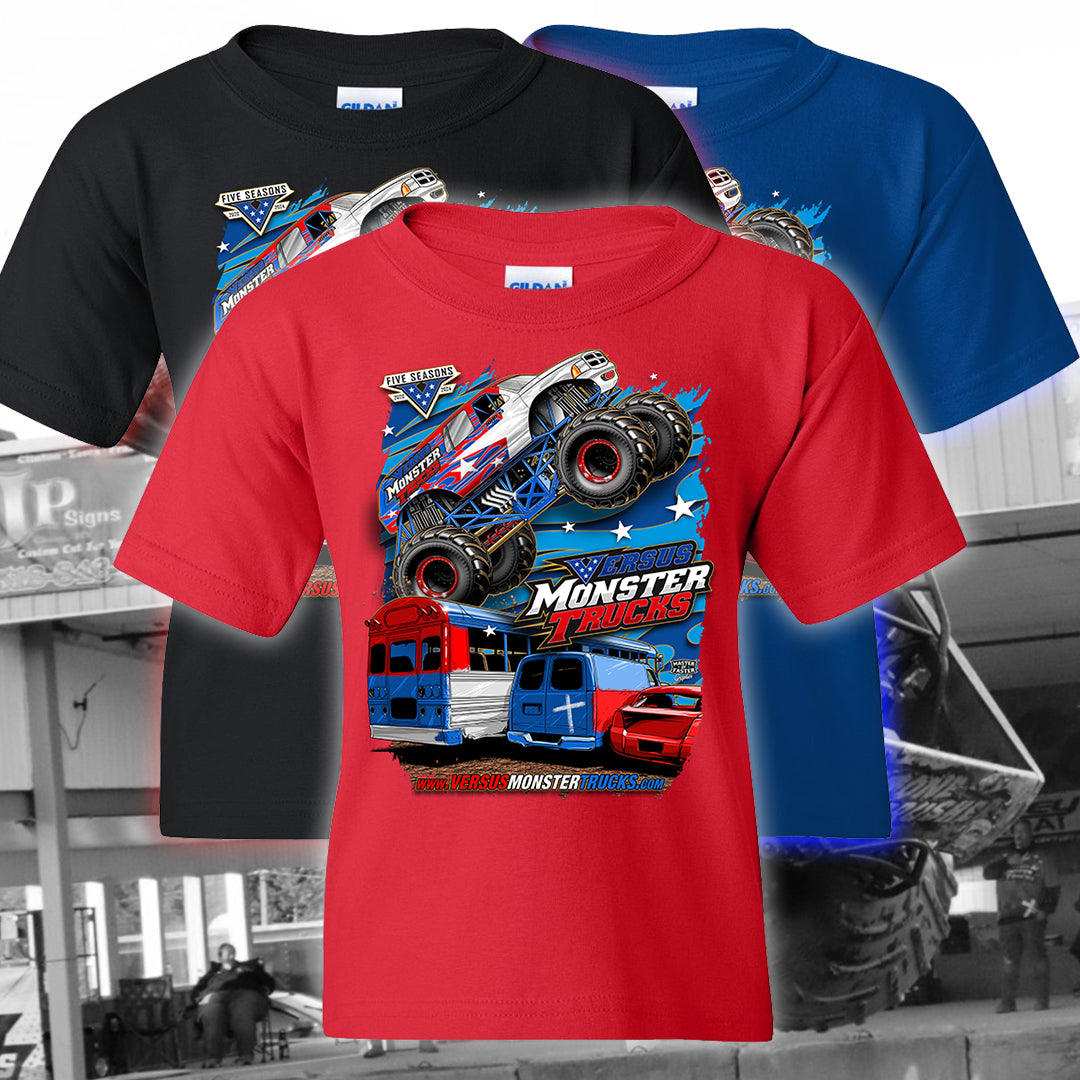 Versus Monster Trucks Kids 2024 Tour Shirt